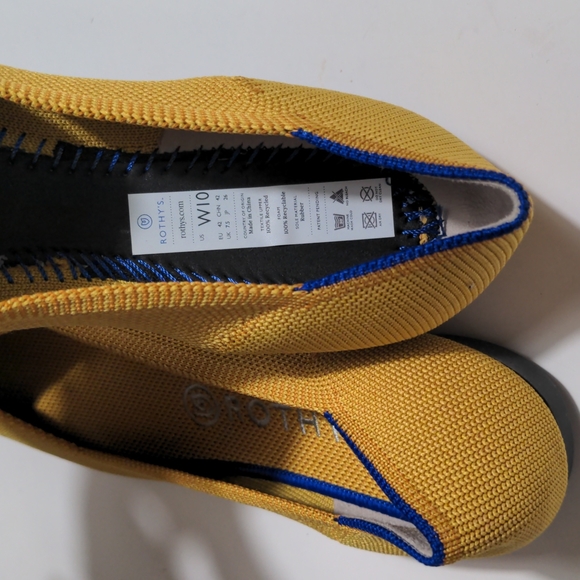 ROTHY'S THE POINT MARIGOLD WOMEN'S FLAT SHOE - Picture 9 of 15
